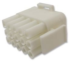 TE CONNECTIVITY / AMP 350736-1 PLUG & SOCKET HOUSING, PLUG, NYLON (1 piece)