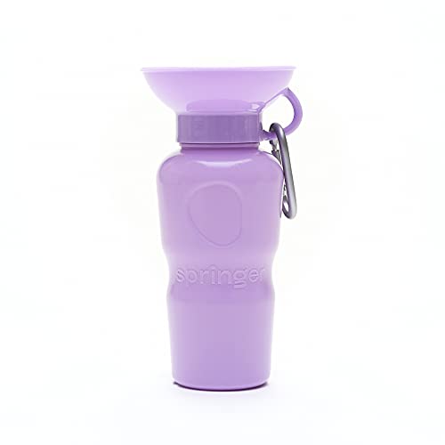 Springer Dog Travel Water Bottle | As Seen on Shark Tank | Patented, Leak-Proof, Portable Water Bottle for Dogs | BPA…