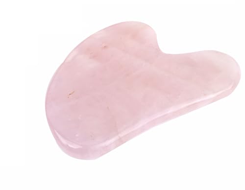 Image of (ROSE) Gua sha. For facial massager, under eye Dark circles, beauty treatment, puffy eyes, Eye roller and Blood flow.