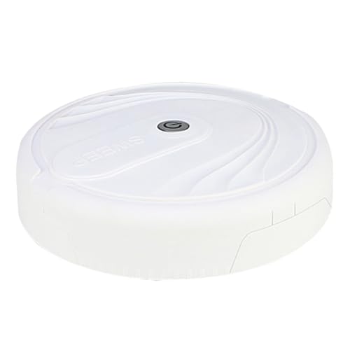 Mobestech Robot Aspirateur Ménager Intelligent Blanc Aspirateur Puissant Basse Nuisance Compatible Sols Plats Carrelage Parquet Usage Domestique