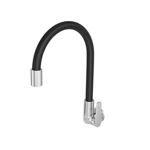 Torneira Cozinha Parede Deca Motion Cromado Preto - Deca