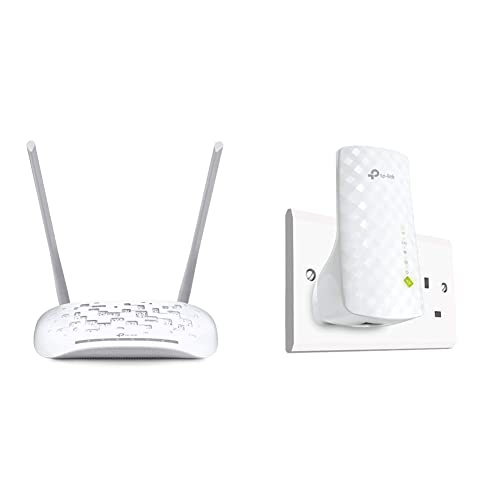 TP-Link TD-W9970 Modem Router & RE220 Range Extender