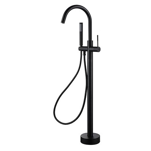 Baignoire autoportante avec cascade LWX et robinet mitigeur mono-commande