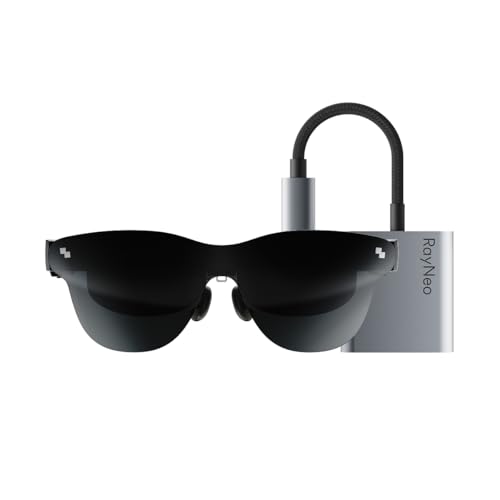 RayNeo Air 4 Pro AR Glasses and USB-C Adapter Bundle