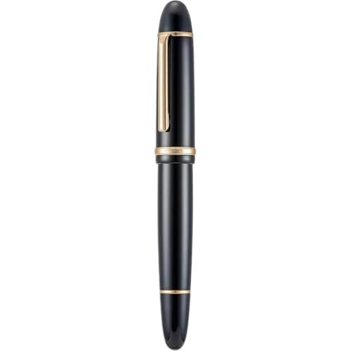 Stylo-plume classique pour écriture fine de bureau pointe EF dorée - 3