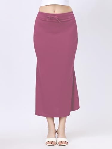 Image of Toochki Stretchable Saree Shapewear Petticoat for Women, Blended Cotton,Petticoat,Skirts for Women,Shape Wear Dress for Saree