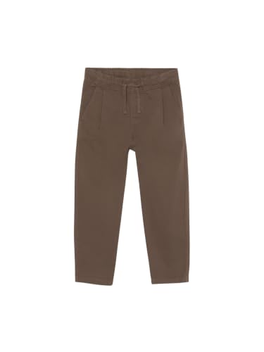 Pantalon Chino Jogger Mayoral de nino color cacao, ropa comoda infantil