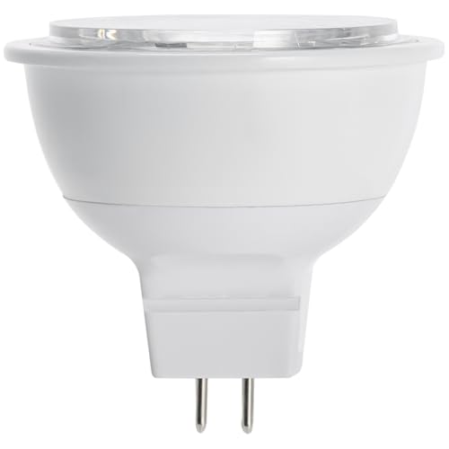 Sunlite LED MR16 Reflector Spotlight Bulb, 7 Watts (50W Equivalent) 12V, 500 LM, 90 CRI, GU5.3 Bi-Pin Base, Dimmable, Title-20 Compliant, UL Listed, 3000K Warm White, 1 Pack
