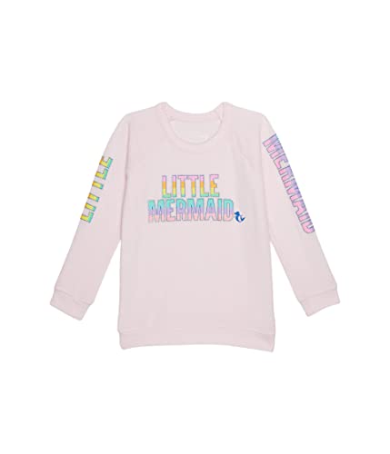 CHASER Girl's Little Mermaid Rainbow Recycled Bliss Knit Pullover (Toddler/Little Kids)