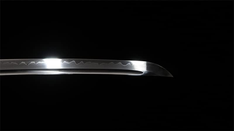 Tachi Japanese Sword 1095 High Carbon Steel Clay Tempered Full Tang Sharp-Ryan1143