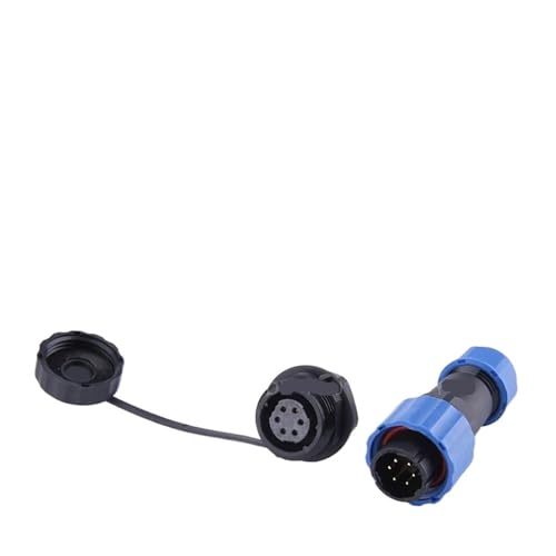Conector SP16 IP68 a prueba de agua con enchufe de aviación de 6 pines para cables industriales