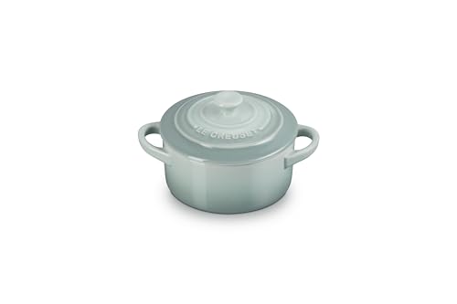 Le Creuset Stoneware Mini Round Cocotte, 8 oz., Sea Salt