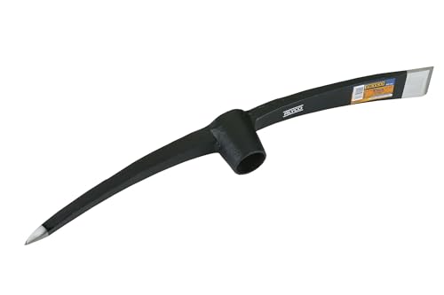 Pico de 2,5 kg con cabeza resistente, ideal para trabajos de jardinería y construcción, útil para cavar y romper terreno duro.