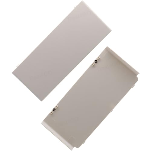 Image of Deal4GO Front & Back Housing Shell Casing Replacement for Nintendo New 3DS Console Top & Bottom Cover Plates - White