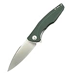 vyrkniv Pocket EDC Knife V903, 3.2' D2 Steel Blade Green G10 Handle Folding Knife with Pocket Clip for Men Women Camping Survival Hiking Outdoors Fishing