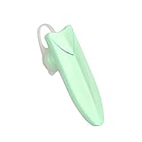 Bluetooth Kopfhörer Sport Mit Ohrbügel Kabelloses Ohr-Pairing-Headset Business-Headset Einzelnes Bluetooth mit Mikrofon Automatisches Bluetooth Headset Für Festnetztelefon (Green, One Size)