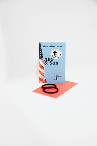Abe & Son™ Lite Super Latex with O-Rings Replacement Latex for Elk Calls, Medium Texture for Consistent High-Pitched Sound, Durable O-Rings Included