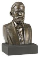 6" CIVIL WAR UNION GENERAL ULYSSES S GRANT BRONZE BUST