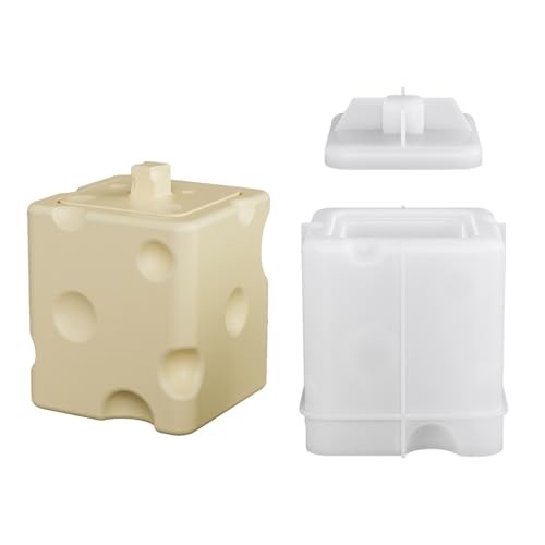 Stampo in silicone robusto per formaggio per progetti artistici in resina porta orecchini scatola decorativa D5767 Stampo per artigianato regalo fatto a mano significativo