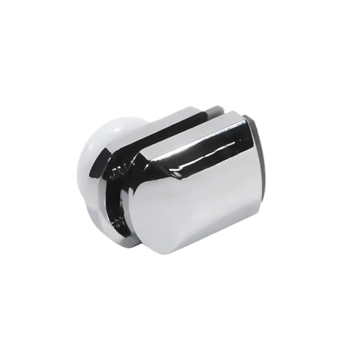 Rodamientos silenciosos para mampara con polea de rueda plateada 3