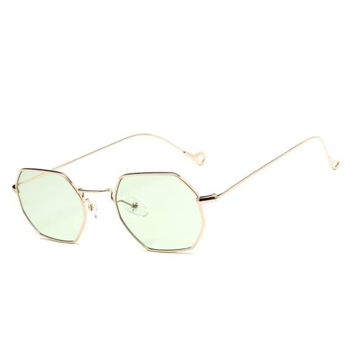 Lunettes de soleil polygonales au design géométrique tendance pour homme et femme