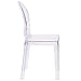 Flash Furniture Revna 4 Pack Revna Ghost Chair with Oval Back in Revna Transparent Crystal