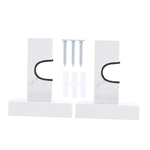 KICHOUSE Multi-function Bat Holder Wooden Bat Rack Hockey Stick Wall Mount Accessory