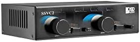 OSD Two Sources, Two Pair Stereo Speaker Select Box with Volume Control SSVC2