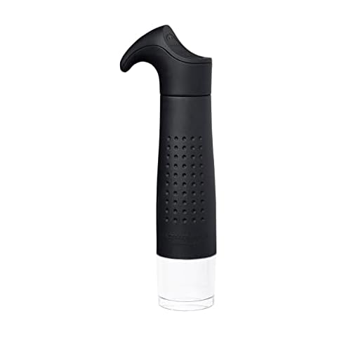 L'Atelier du Vin 095382-4 Gard'vin ON/Off, Glass, Black Cover
