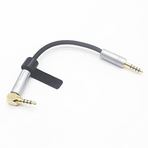 Cable de audio Youkamoo 4.4mm a 3.5mm macho a macho 10cm miniatura 3