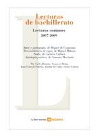 Lecturas de Bachillerato: Lecturas Comunes 2007 - 2009