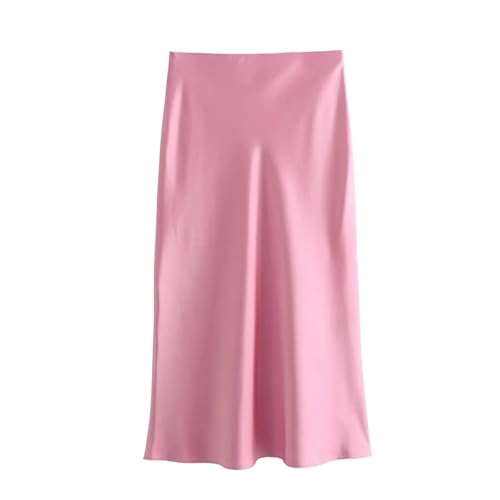 Satin Skirt Satin Midi Skirt for Women Effortlessly Elegant Suitable for All Seasons and Styles