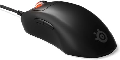 SteelSeries Esports Fps Gaming USB Mouse – Ultra Lightweight – Prime + Edition – 5 Programmable Buttons – 18K Cpi Truemove Pro Sensor – Magnetic Optical Switches – Customization-RGB Lighting – Pc/Mac