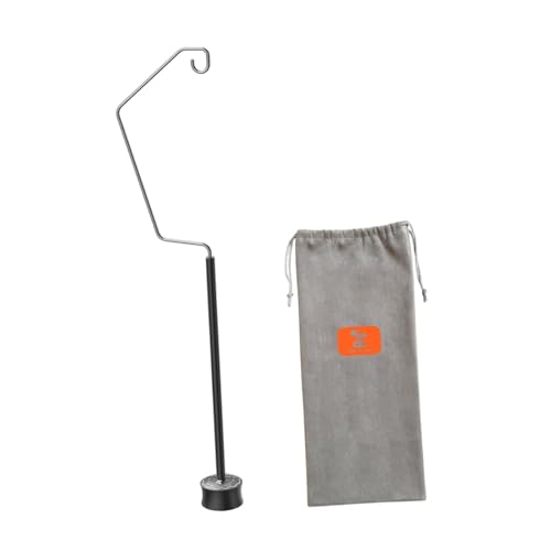 Yiju Camping Lantern Stand,Light Hanger Lamp Post Hiking Lamp Holder Stand Lamp Pole for Backpacking Hanging Light Traveling Trip