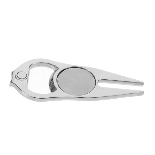 HONMEET Golf Divot Repair Tool Portable Fork with Professional Ball Marker for Golf Course Maintenance Durable Design Essential Accessory for Golfers