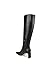 Sam Edelman Sylvia Knee High Boot Black Leather 7.5 Medium