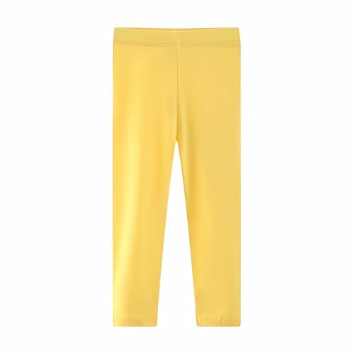 Toddler Girls Cotton Leggings 3-Pack Little Girl Stretchy Leggings Trousers for Kids Spring and Autumn 2-7T4