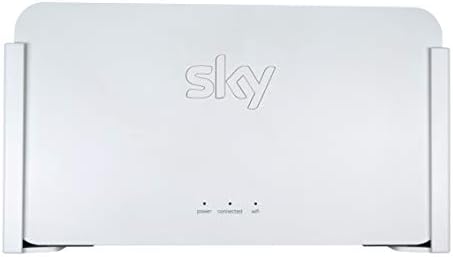 Q-View Latest Sky Q Booster Wall Mount Bracket (White) - Made in the UK - by Q-View (SE210UK, Plastic)