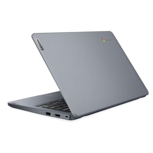 Image of Lenovo 14e Chromebook Gen 3 82W6003CUS 14 inch Touchscreen Chromebook - Full HD - Intel N-Series N100-8 GB - 64 GB Flash Memory - English Keyboard - Storm Gray - Intel Chip - 1920 x 1080 - ChromeOS - UH