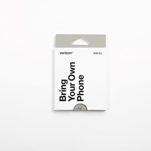 Verizon Prepaid Bring Your Own Phone (BYOP) SIM Kit - Activate Your Unlocked, Compatible Phone on Verizon's 5G/4G LTE Network - 3-in-1 SIM Card (Nano/Micro/Standard) - Keep Your Number (No Airtime)