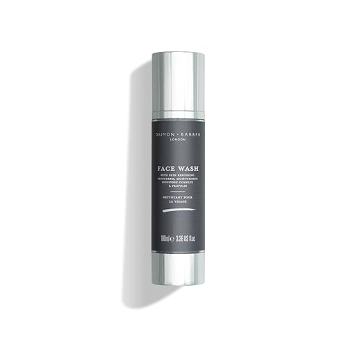 Daimon Barber Age Defence Face Wash, Herrenreinigungsgel ohne Austrocknen zur Verbesserung der Hautstruktur und des Teints, 72 Stunden Feuchtigkeitspflege. 100ml