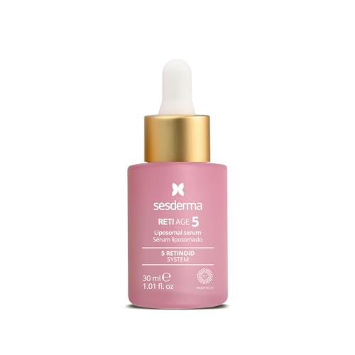 Sesderma RETI AGE 5 Serum 1.0 fl oz | Advanced Age-defying Liposomal Serum with 5 Encapsulated Retinoids Peptides Hyaluronic Acid & Barrier-Boosting Support | Smooths Wrinkles Firms & Hydrates