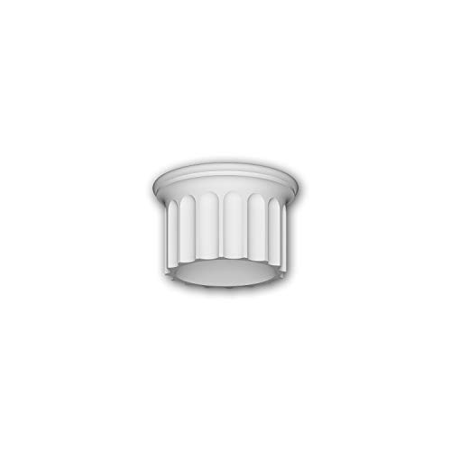 Segment de colonne 412003 moulure de façade Profhome blanc - 2