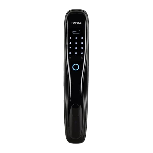 Image of Hafele Re-Twist Digital Door Lock | Fingerprint, PIN, RFID, App & Key Access | Sleek Modern Design | Emergency Power Backup | Secure & Convenient Smart Lock