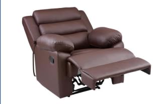 Manual Recliner | 1 Seater Sofa | Single Sofa Recliner | 1 Seater Chair Sofa | Finish Model -ABPREC-01-S