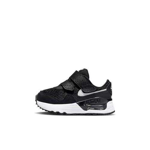 Nike Air Max SYSTM Baby/Toddler Shoes (DQ0286-001,Black/White-Wolf Grey) Size 3