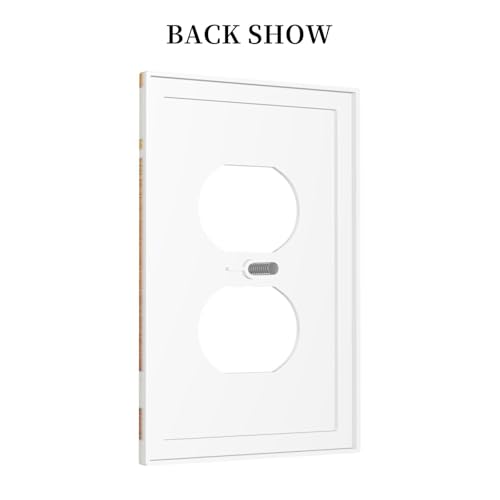 Decorative Outlet Covers Mid Century Gold Sun Boho Sunrise 1 Gang Duplex Light Switch Cover Plate Unique Wall Plate Electrical Switch Plate Covers for Bedroom Home Decor