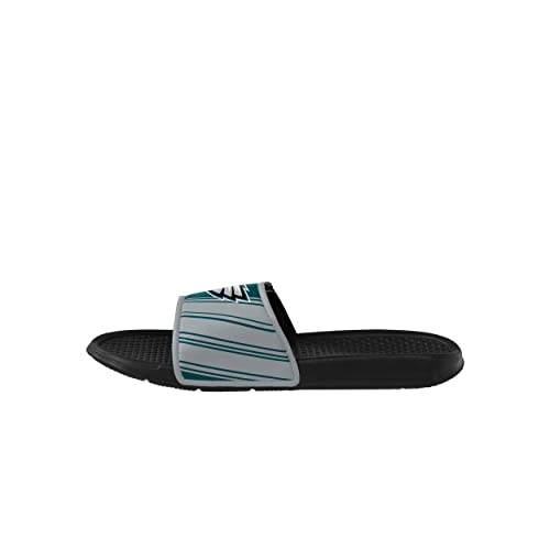 Image of FOCO mens NFL Team Logo Legacy Sport Slide Sandals