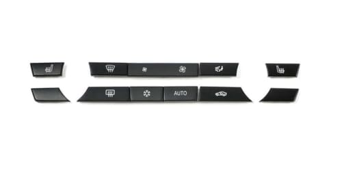 Botones de aire acondicionado coche tapas de interruptor ventilación para BMW F01 F10