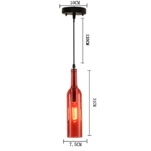 Suspension rétro orange pour corriger l'éclairage d'un loft